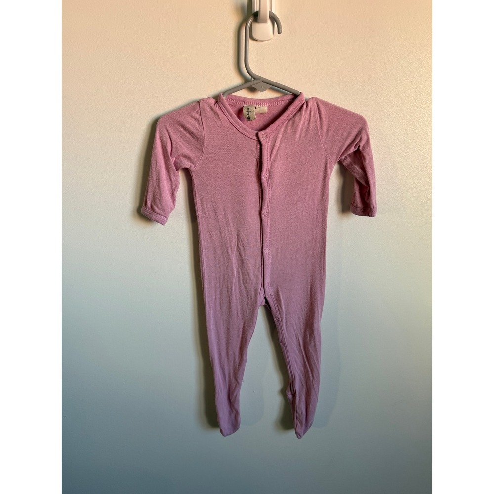 Kyte Baby Pink Bamboo Snap Footie Sleeper 0-3 Months